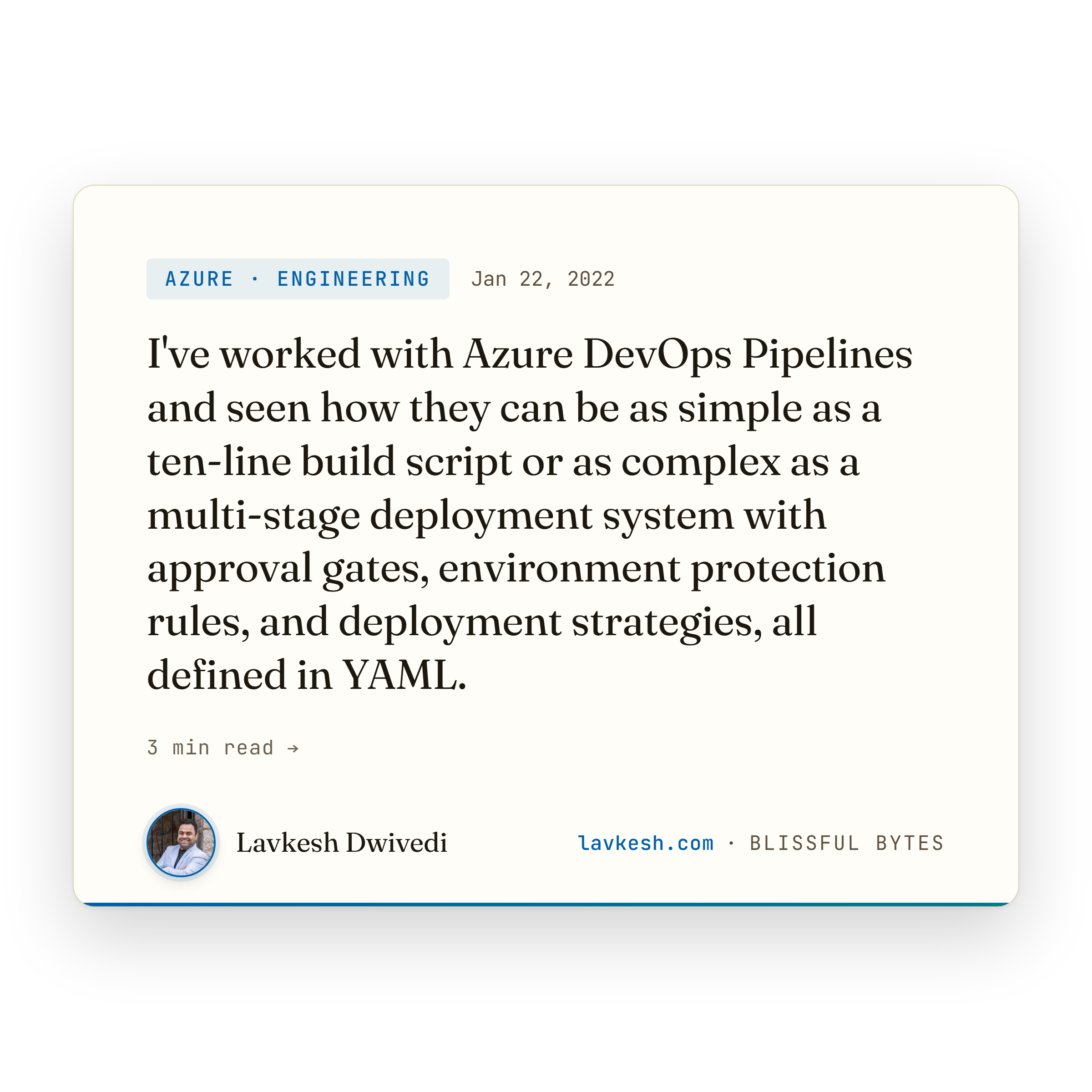 Azure Pipelines Get Complex